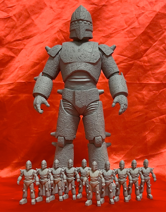 GORT 巨大機械人形ゴブニュ ギガ&ミニヴァハ ガレージキット ゴート