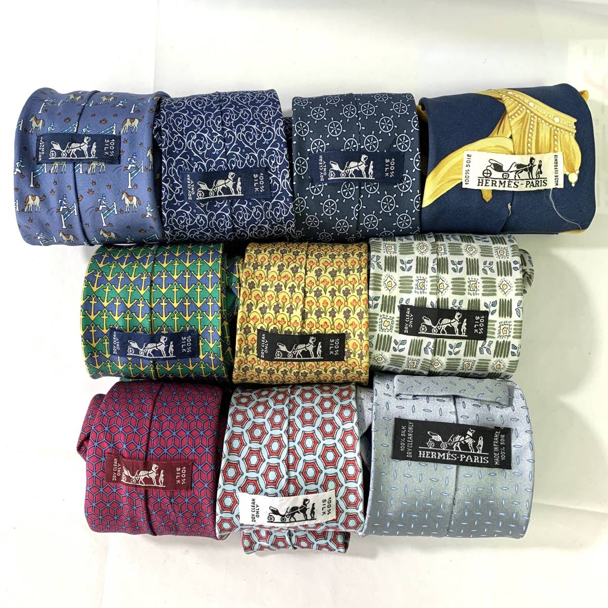 SALE/92%OFF】 エルメスネクタイ 金具柄総柄 agapeeurope.org