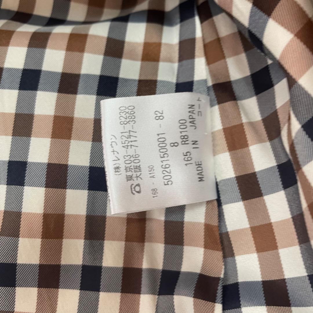 Aquascutum アクアスキュータム ライナー付 チェック トレンチコート