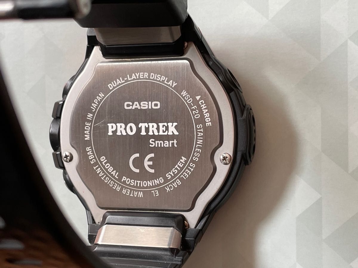 CASIO PROTREK smart WSD-F20-RG 美品