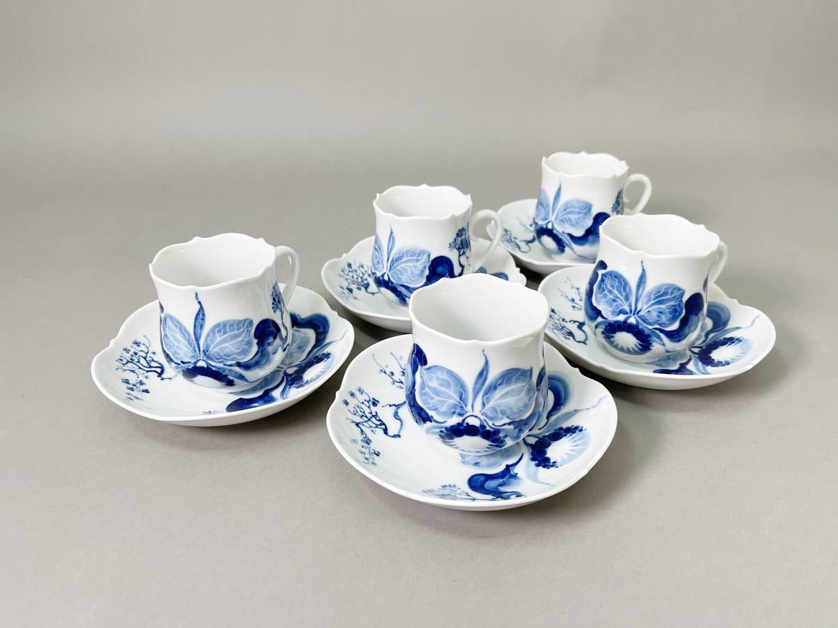 MEISSEN - マイセン ブルーオーキッド 日本茶セット-