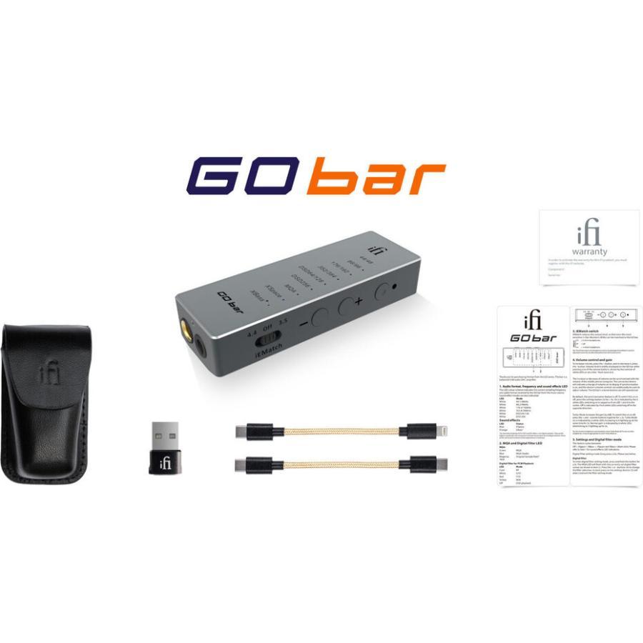 格安 Audio iFi GO ヘッドホンアンプ USB-DAC スティック型 bar