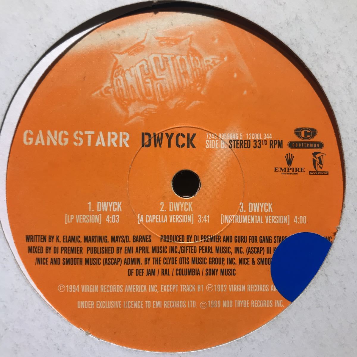 Gang Starr / Full Clip UK盤_画像2