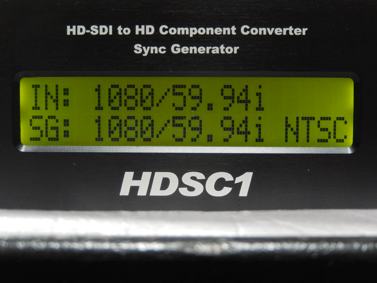 ★★　HDSC1 (CANOPUS) HD-SDI to HD Component converter sync Generator 　HDSC1OA ★★_画像3