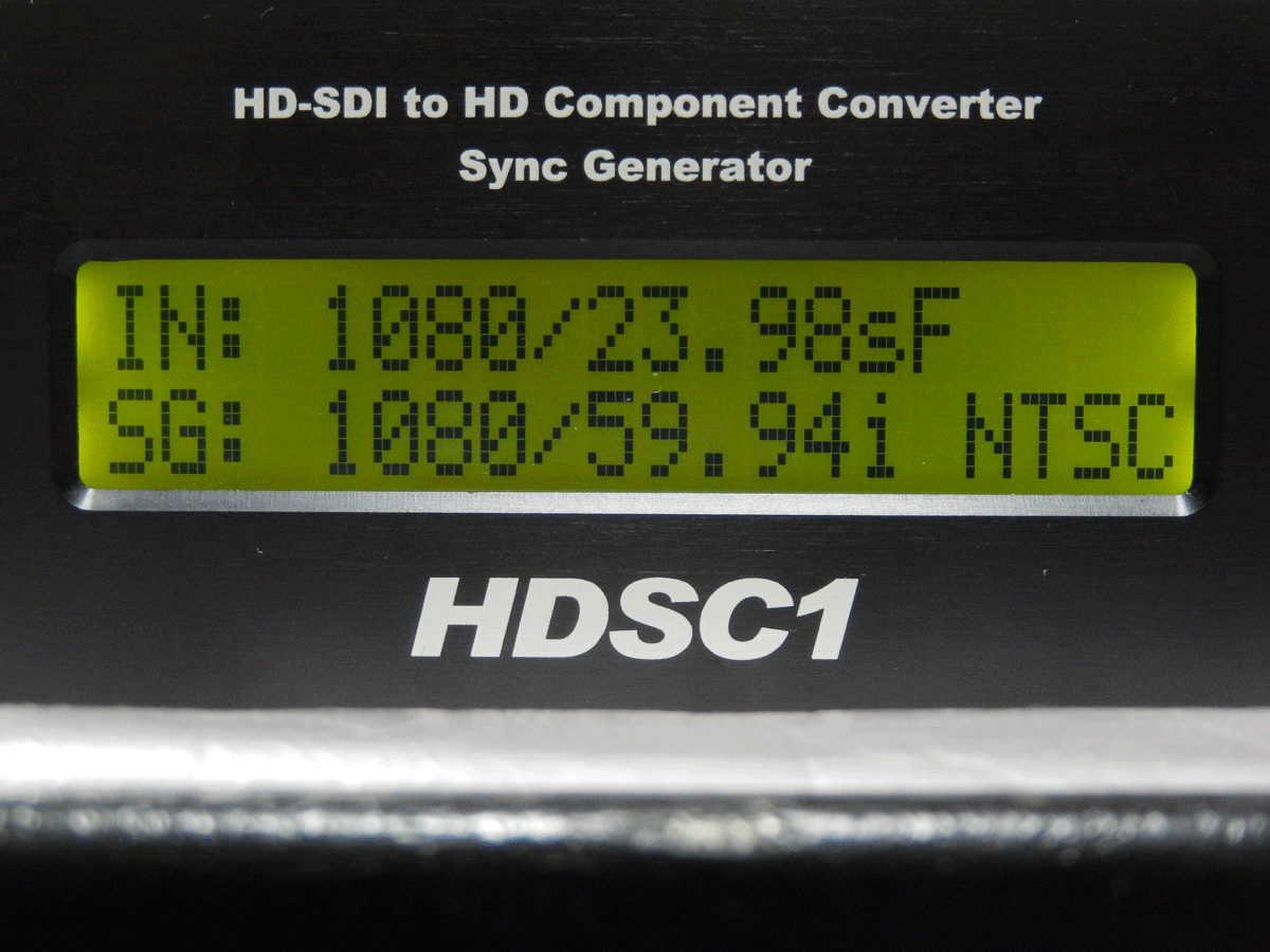 ★★　HDSC1 (CANOPUS) HD-SDI to HD Component converter sync Generator 　HDSC1OA ★★_画像5