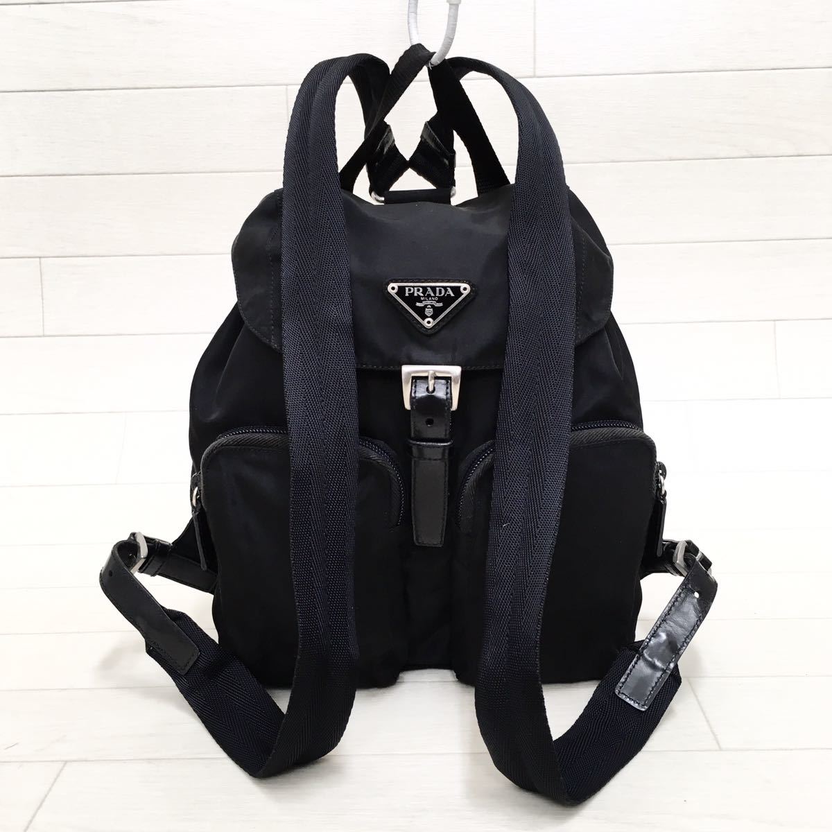 ポイントキャンペーン中 ☆美品・白タグ付☆PRADA TESSUTO VELA