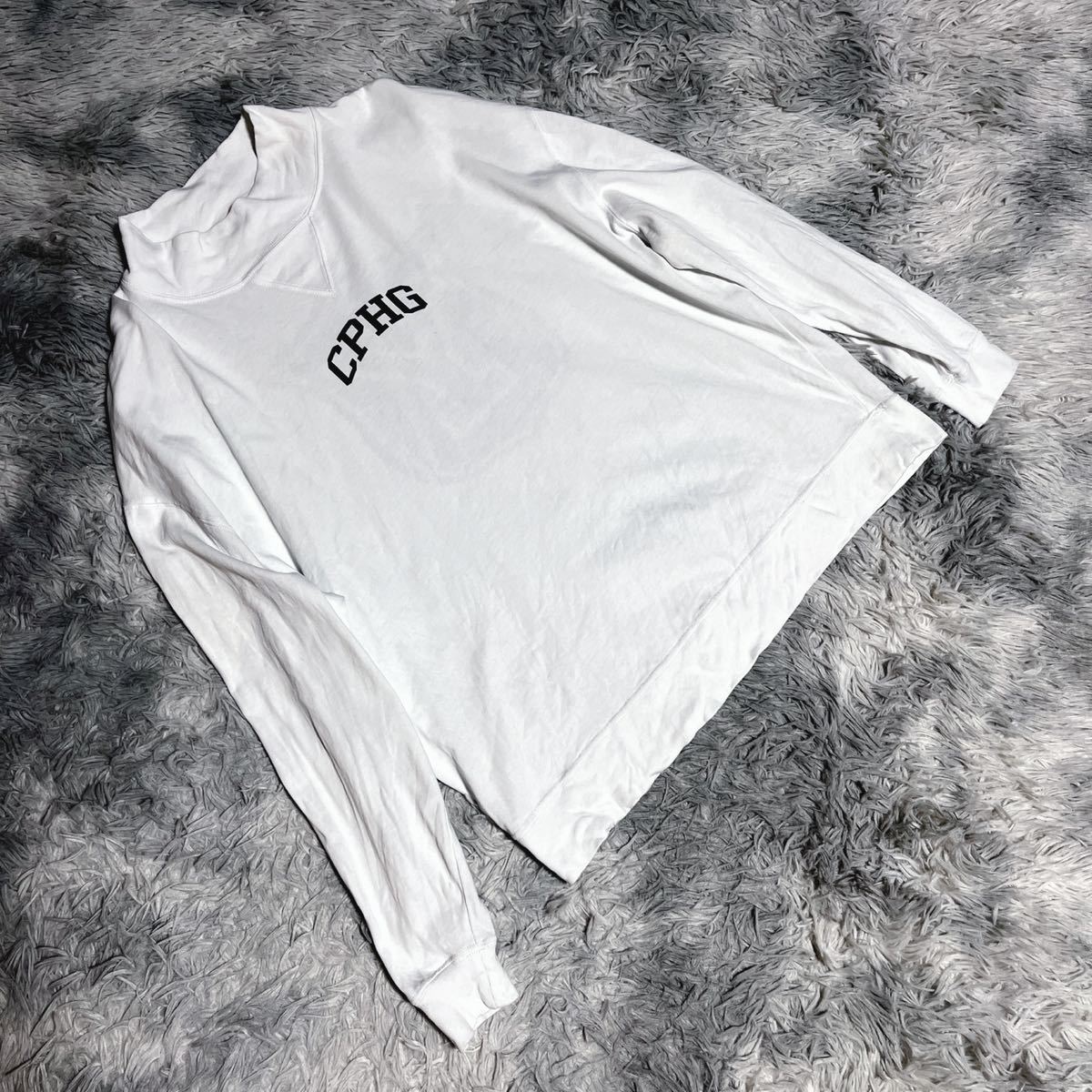 Cph/Golf Captains Helm キャプテンズヘルム モックネック 長袖シャツ ロンT ロゴプリント ゴルフ メンズ