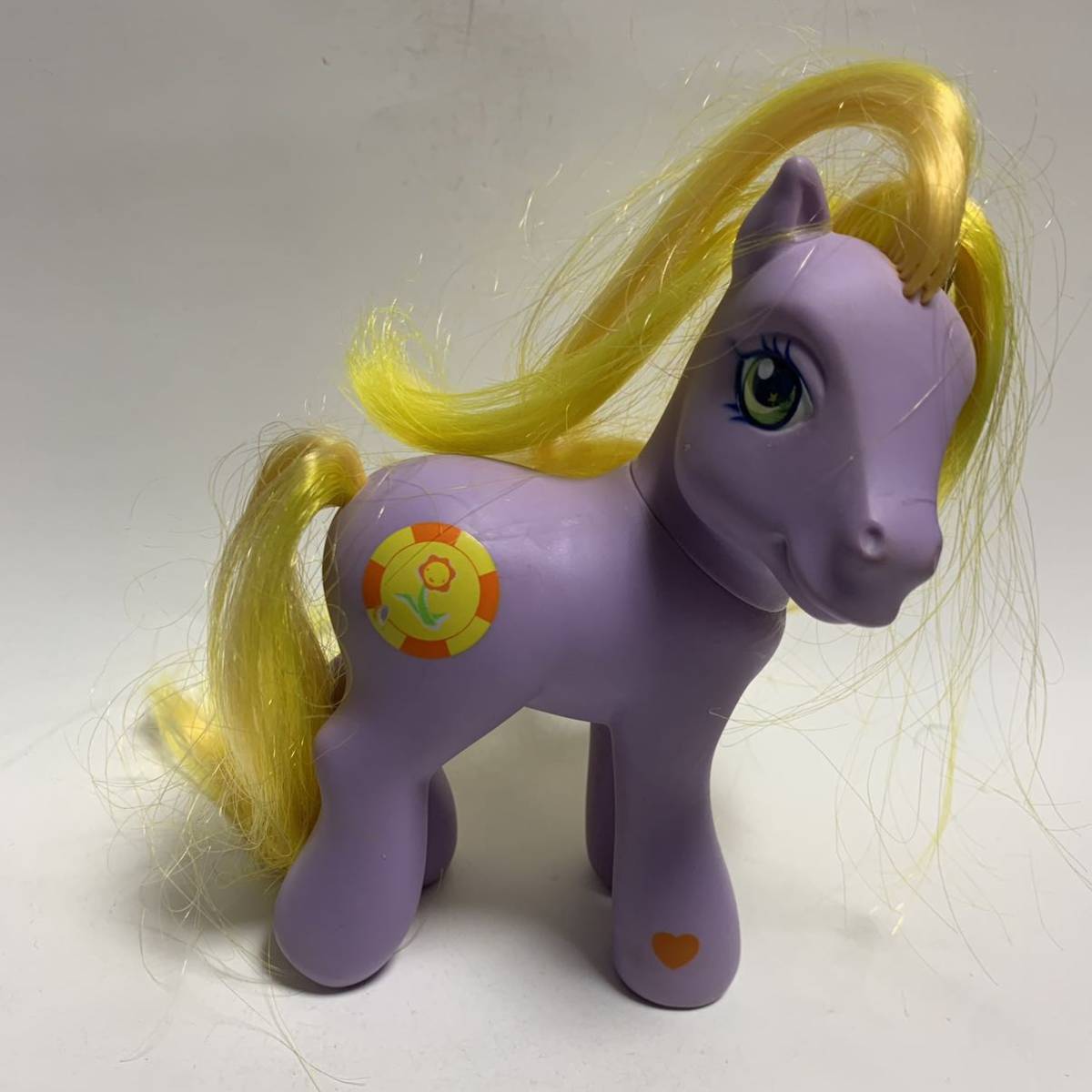 HASBRO ハズブロー 2002年製 MY LITTLE PONY マイリトルポニー ソフビ フィギュア ビンテージ アンティーク アメリカ パープル_画像1