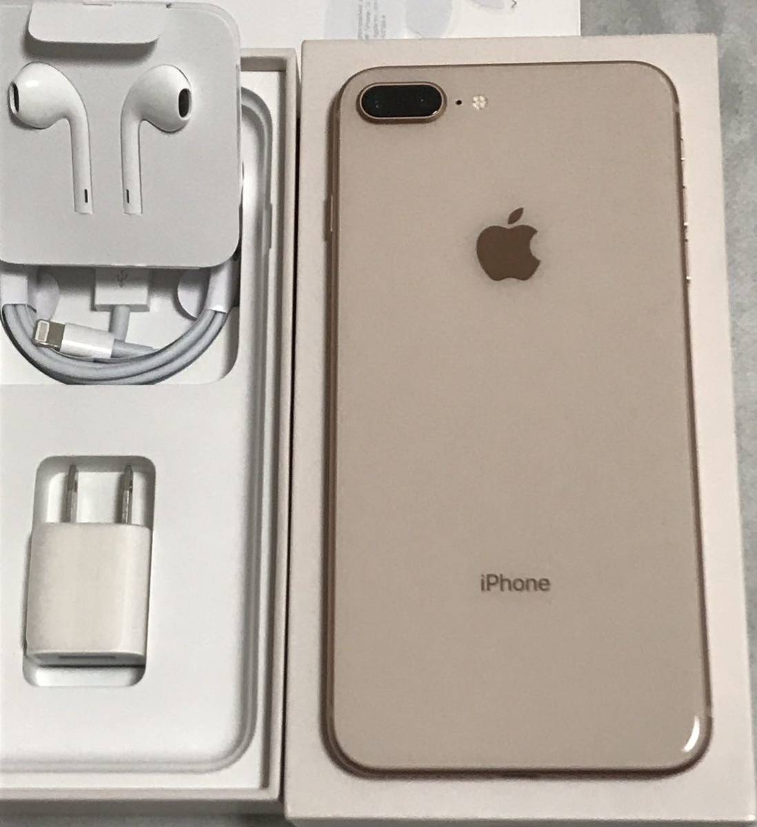 美品100%】SIMフリーiPhone8 Plus iPhone8plus 256GB gold アイフォン8
