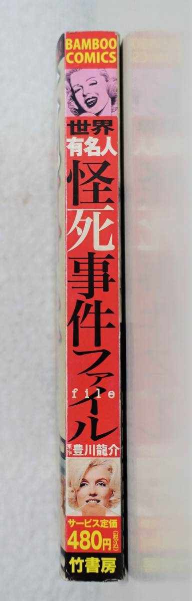 『世界有名人怪死事件ファイル』2008年 コンビニコミック マリリン・モンロー ブルース・リー ダイアナ妃 伊丹十三 カート・コバーン_画像3