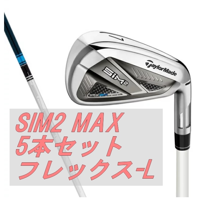 テーラーメイド レディース SIM2 MAX アイアンセット L taylormade
