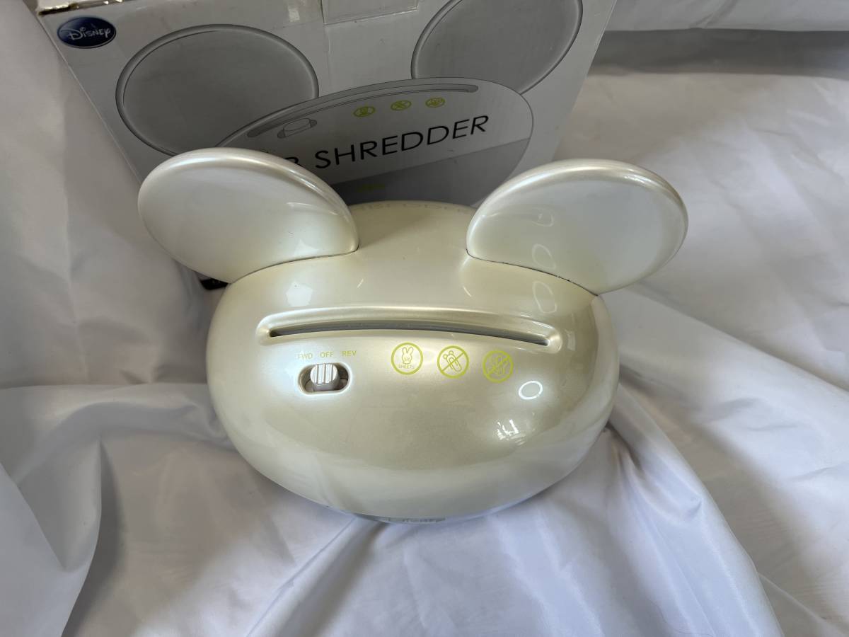 美品 ディズニー USBシュレッダー ミッキーマウスの画像2
