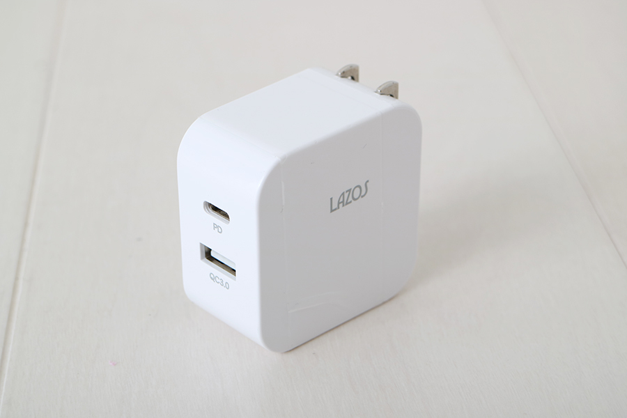 LAZOS USB-C電源アダプタ 18W 急速充電器 Type-C PD&QC3.0対応_画像1