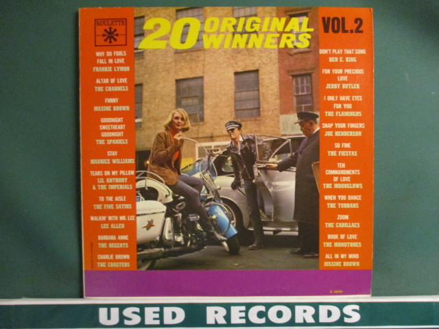 ★ VA ： 20 Original Winners Vol.2 LP ☆ (( 50's 60's R&B Doo-Wap Oldies / Maxine Brown / Coasters / Flamings / Moonglows 他_画像1