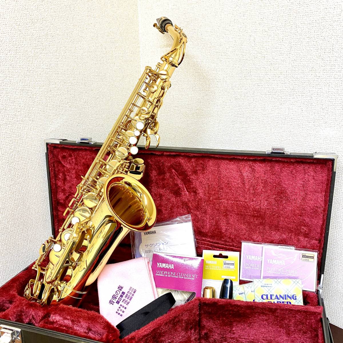 HY0326■YAMAHA ヤマハ アルトサックス サックス YAS 34 Ⅱ 管楽器 日本製 中古 ケース付き 付属品あり