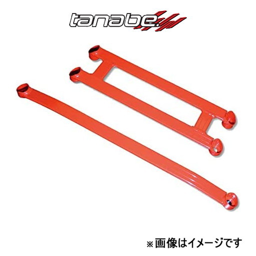 タナベ アンダーブレース フロント ムーヴキャンバス LA800S UBD3 TANABE UNDER BRACE 補強_画像1