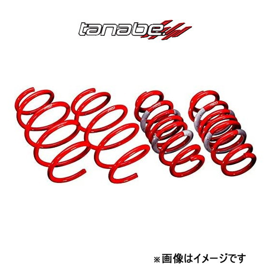  Tanabe DF210 down suspension rear left right set Move LA100S (L175SDR×2)TANABE suspension springs 