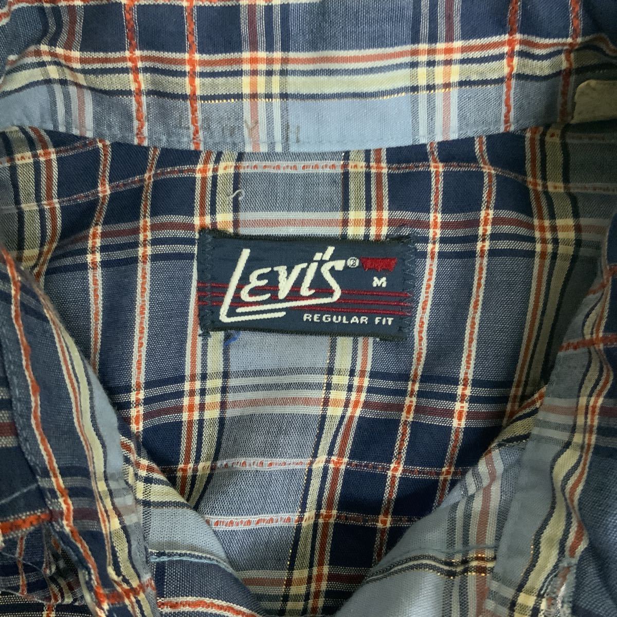 80s Levi’s リーバイス長袖ウエスタンシャツ古着80年メンズＭ_画像3