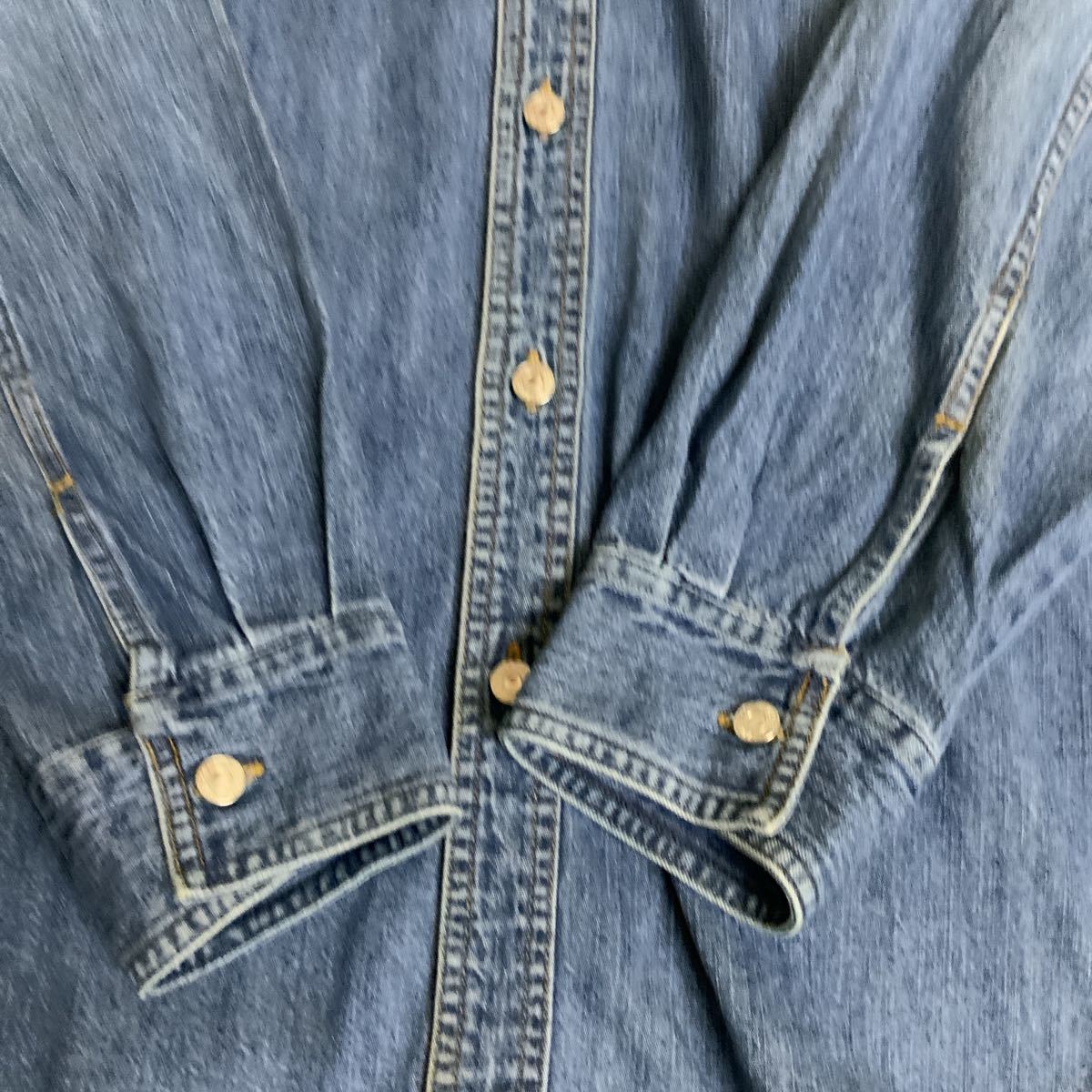 LEVI’S JEANSリーバイスジーンズ長袖デニムシャツ 古着メンズL