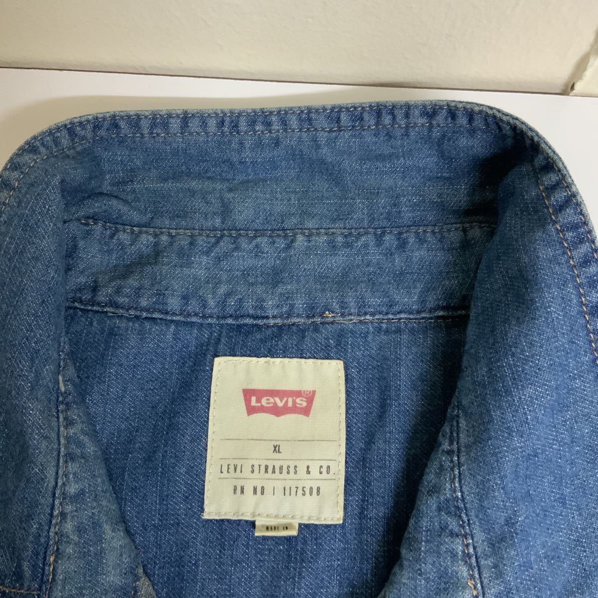 Levi’s リーバイス長袖デニムシャツ古着メンズXL