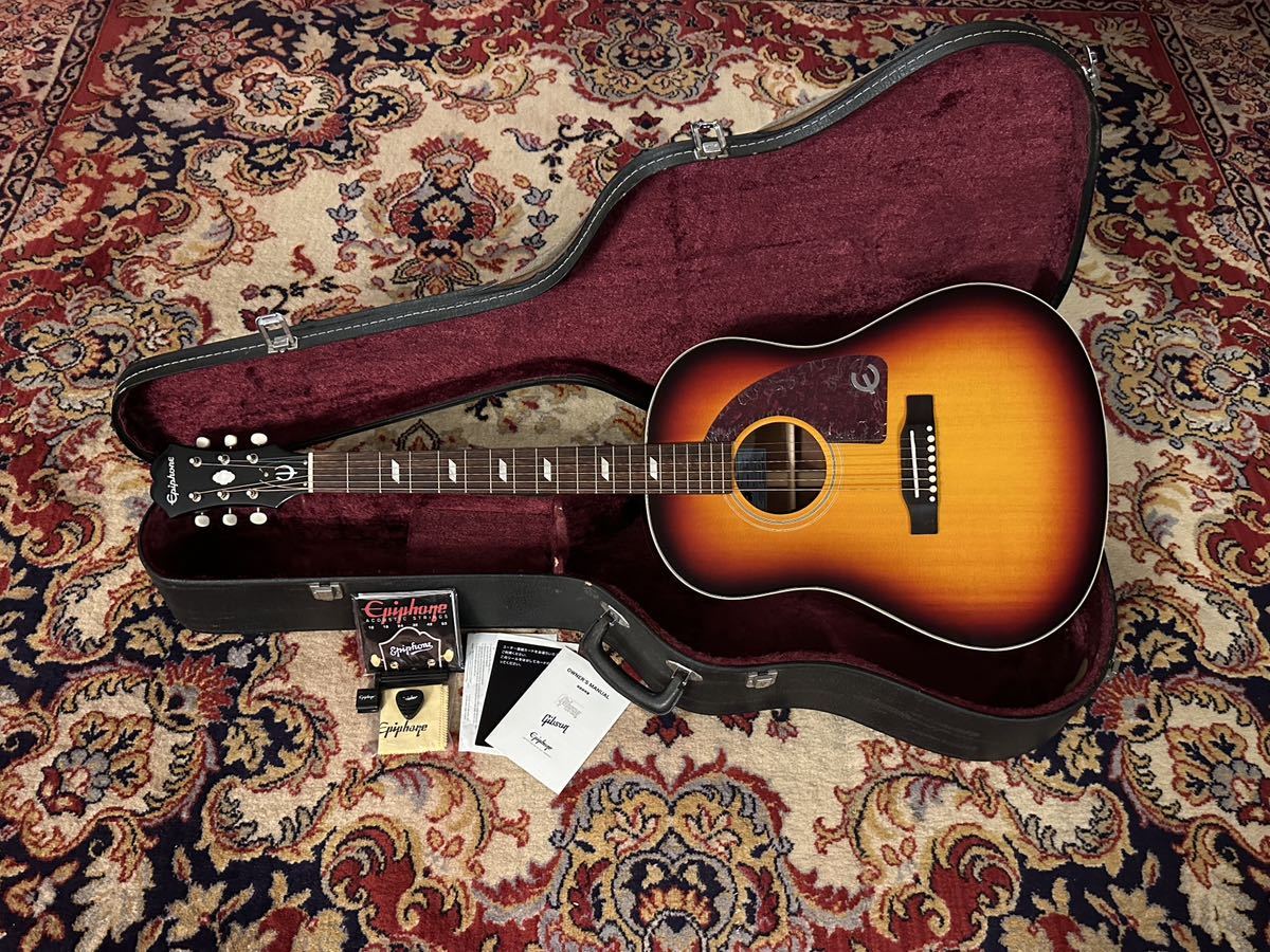 展示品 未使用 2021年製 Epiphone TEXAN FT-79 Masterbilt Faded