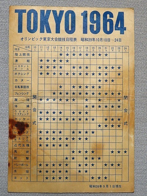 1964年 東京オリンピック 記念ワッペン アンティーク_画像2