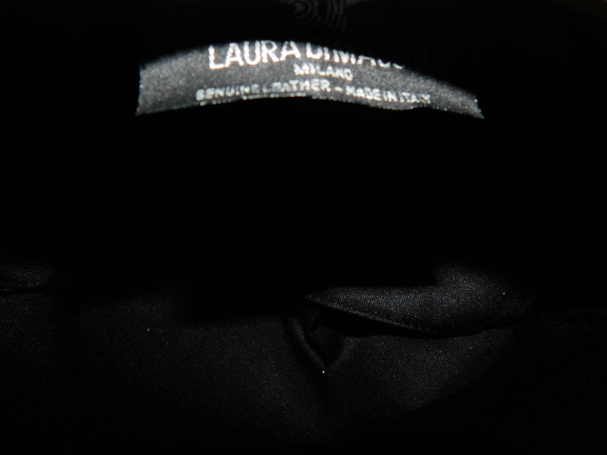 LAURA DI MAGGIO MILANO ミラノ　Made in Italy 美品　一回使用　マスタードイエロー　イタリア製　ハンドバッグ　genuine leather_画像8