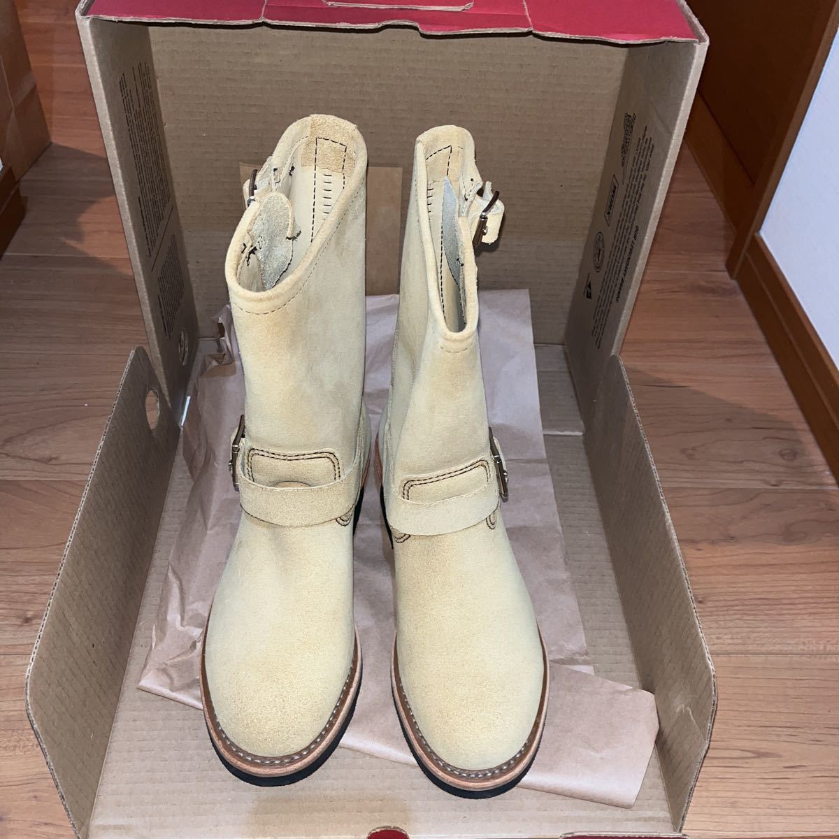 超歓迎 美品 レッドウィング RED WING エンジニアブーツ 8268 7D 25.0