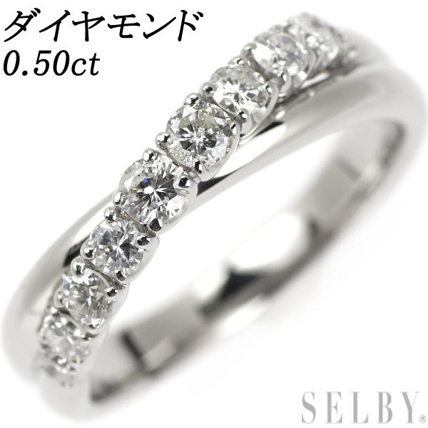 Pt900 ダイヤモンド リング 0.50ct 出品3週目 SELBY www.anac-mali.org
