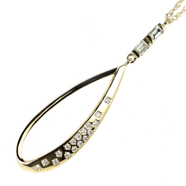 K18YG ダイヤモンド ペンダントネックレス 0.19ct | www.jarussi.com.br