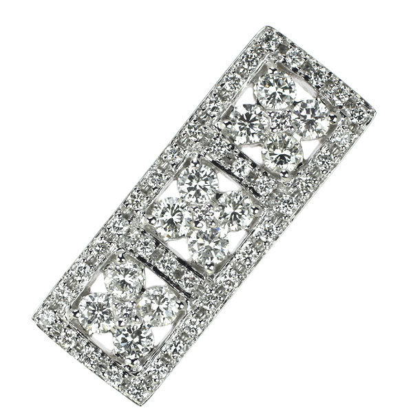 K18WG ダイヤモンド ペンダントトップ 1.11ct | www.jarussi.com.br