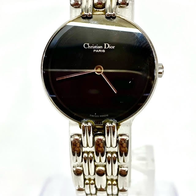 日本 仙19 Christian Dior 腕時計 D44-120 バギラ クォーツ 電池式