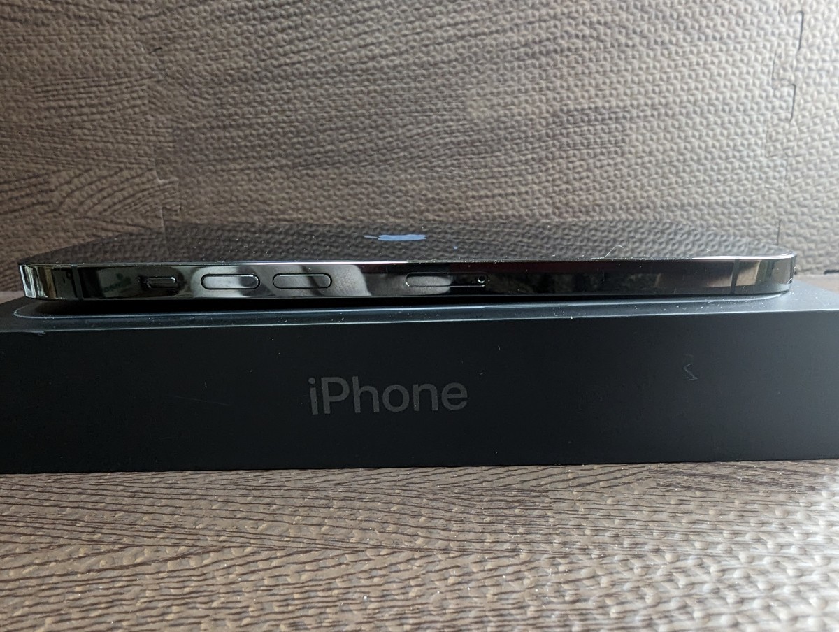 極美品 SIMフリー iPhone 12 pro max 256GB グラファイト バッテリー
