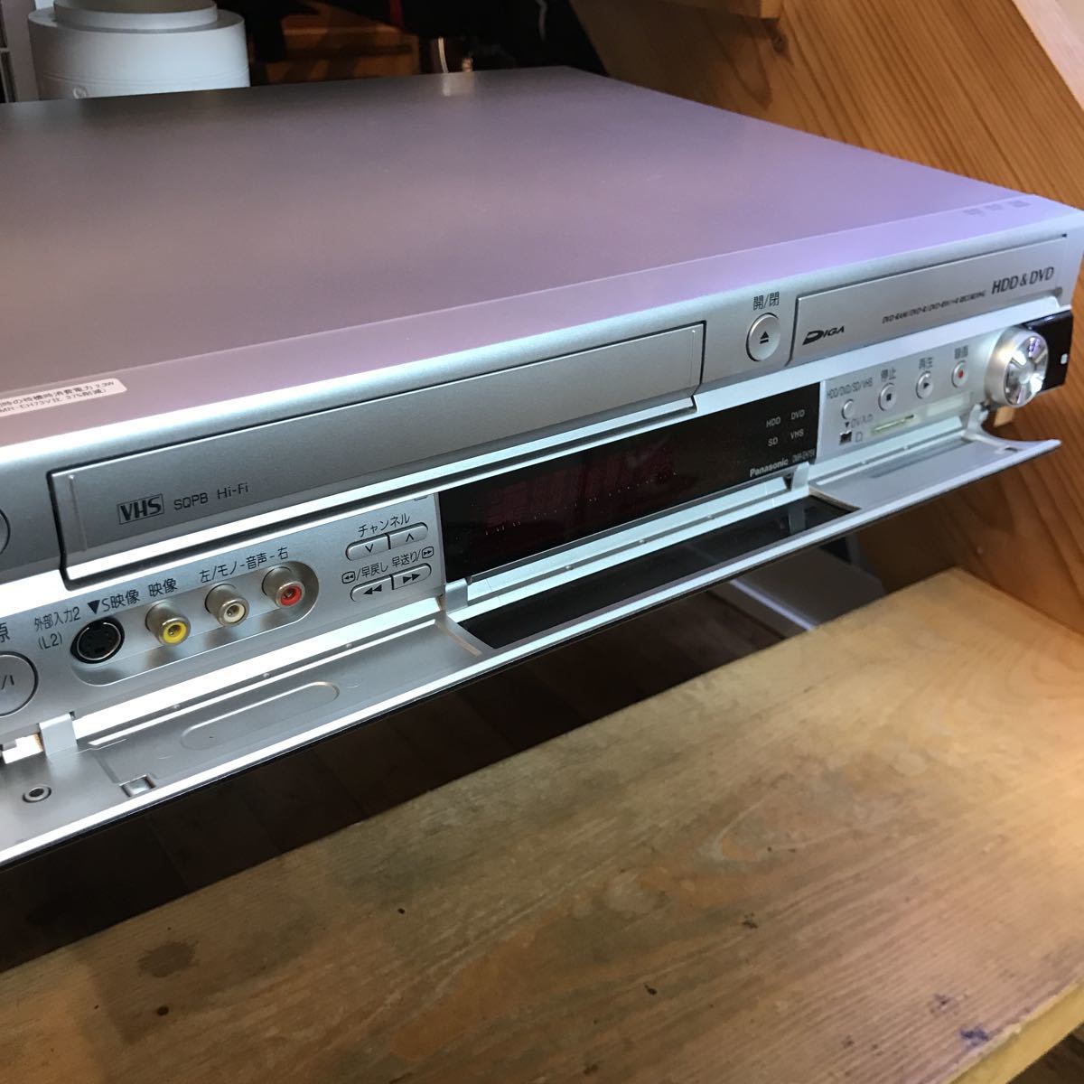 Panasonic HDD/DVD/VHSレコーダー DMR-EH75V 再生確認のみ 現状品_画像6