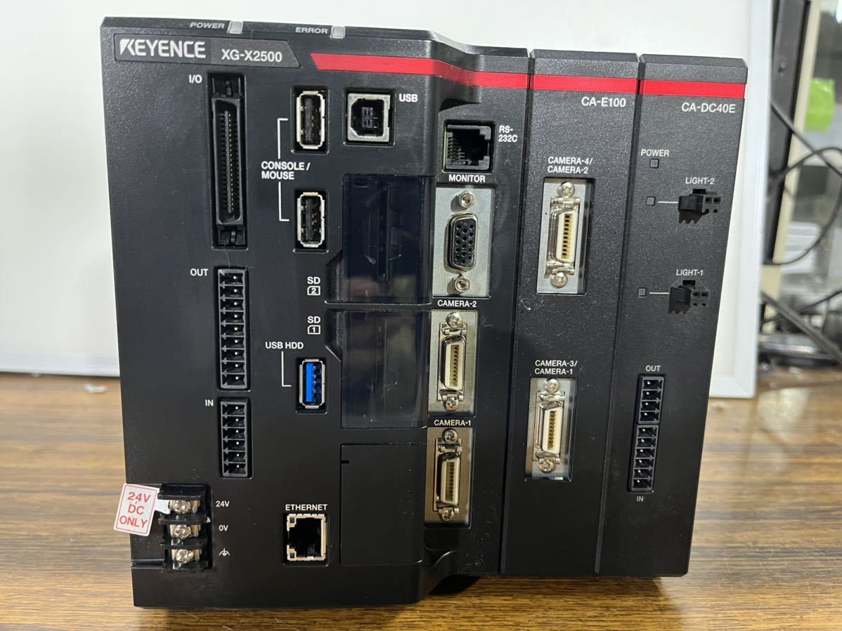 KEYENCE XG-x2500 500万画素カメラ対応 KEYENCE CA- E100ライン KEYENCE XG-x2500 500万画素カメラ対応 KEYENCE CA- E100ライン