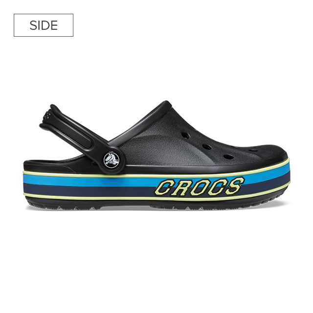 24cm クロックス バヤバンド スポーツ バンド クロッグ ブラック マルチ Bayaband Sport Band Clog M6W8 Black / Multi crocs 新品_画像2