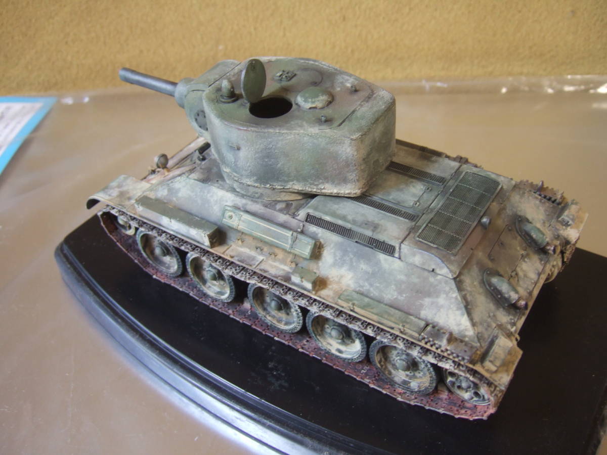 1/35　T-34-122 塔型砲塔　ソ連計画戦車　完成品_画像3
