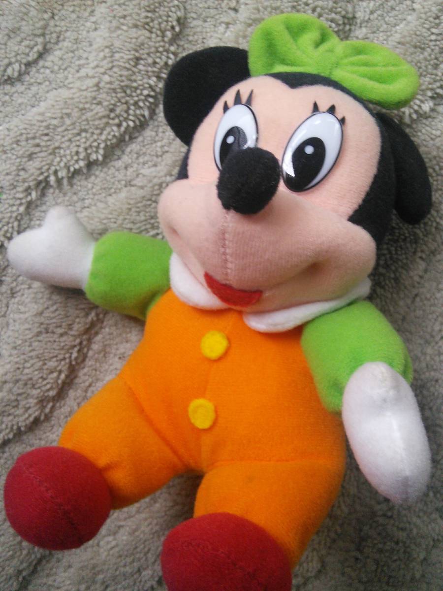  Vintage used! approximately 20 year front!* Disney * Bay Be Minnie Mouse * orange seat .* approximately 17.* postage 300 jpy.. please 