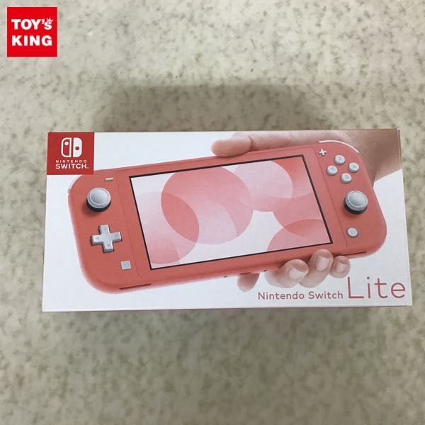 1円〜 動作確認/初期化済 Nintendo Switch Lite HDH-001 本体 コーラル