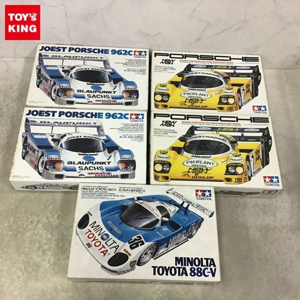 1円〜 タミヤ 1/24 ニューマン・ポルシェ、ミノルタ・トヨタ88C-V 等