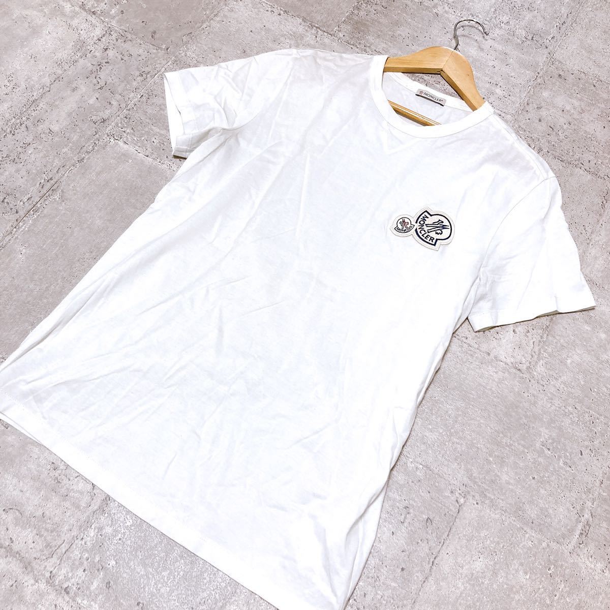極美品】MONCLER モンクレール 18ss マグリア ダブルワッペン Tシャツ