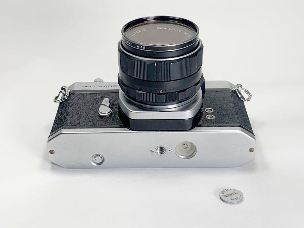 【動作品】ASAHI PENTAX SPOTMATIC/Super-Multi-Cated TAKUMAR 55mm f1.8アサヒペンタックス 一眼レフフィルムカメラ_画像7