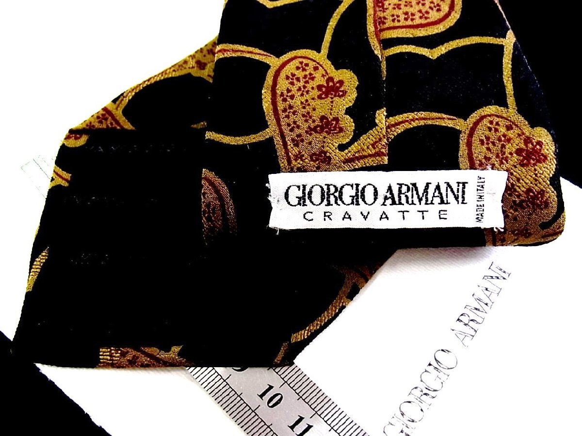 ♪今週の特売980円～♪1856♪良品【GIORGIO ARMANI】アルマーニ【ペイズリー 柄】ネクタイ♪_画像2