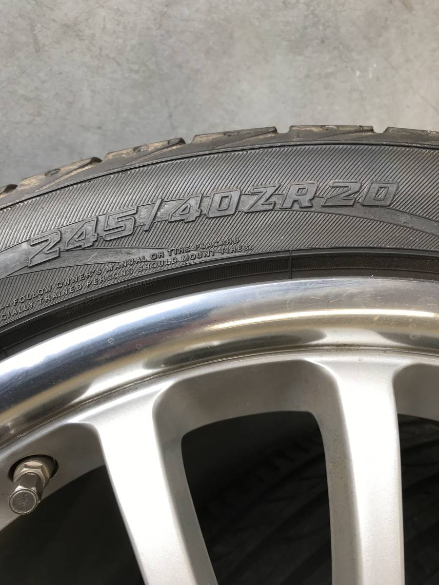 カールソン アルミホイール 20インチ 8.5J 9.5J 各2本 アドバン