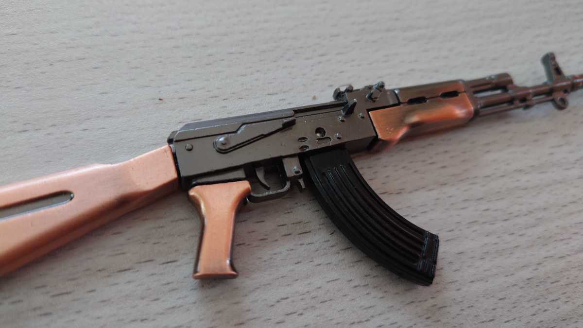 1/6 шкала миниатюра жизнь ru брелок для ключа AKM AK47 миниатюра gun модель оружия милитари 