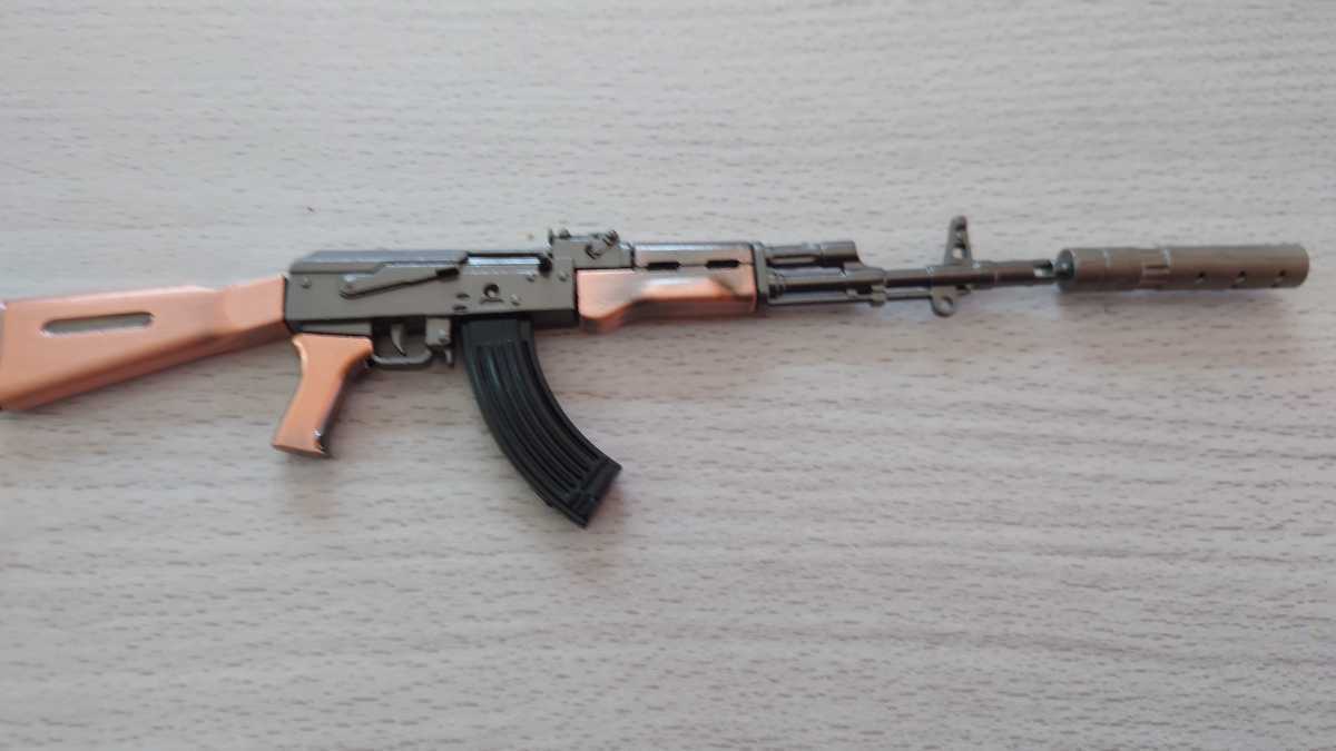1/6 шкала миниатюра жизнь ru брелок для ключа AKM AK47 миниатюра gun модель оружия милитари 