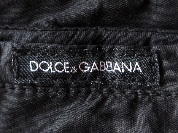  Италия производства DOLCE&GABBANA Dolce & Gabbana Mini Logo тонкий свет хлопок кнопка fly 5 карман брюки 44 чёрный черный 