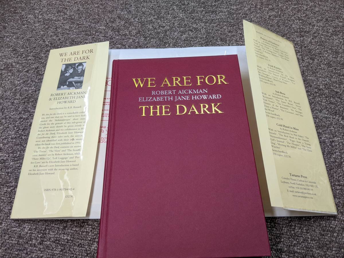 Robert Aickman - We Are For the Dark (Tartarus Press 2011) 初版、ジャケット_画像2