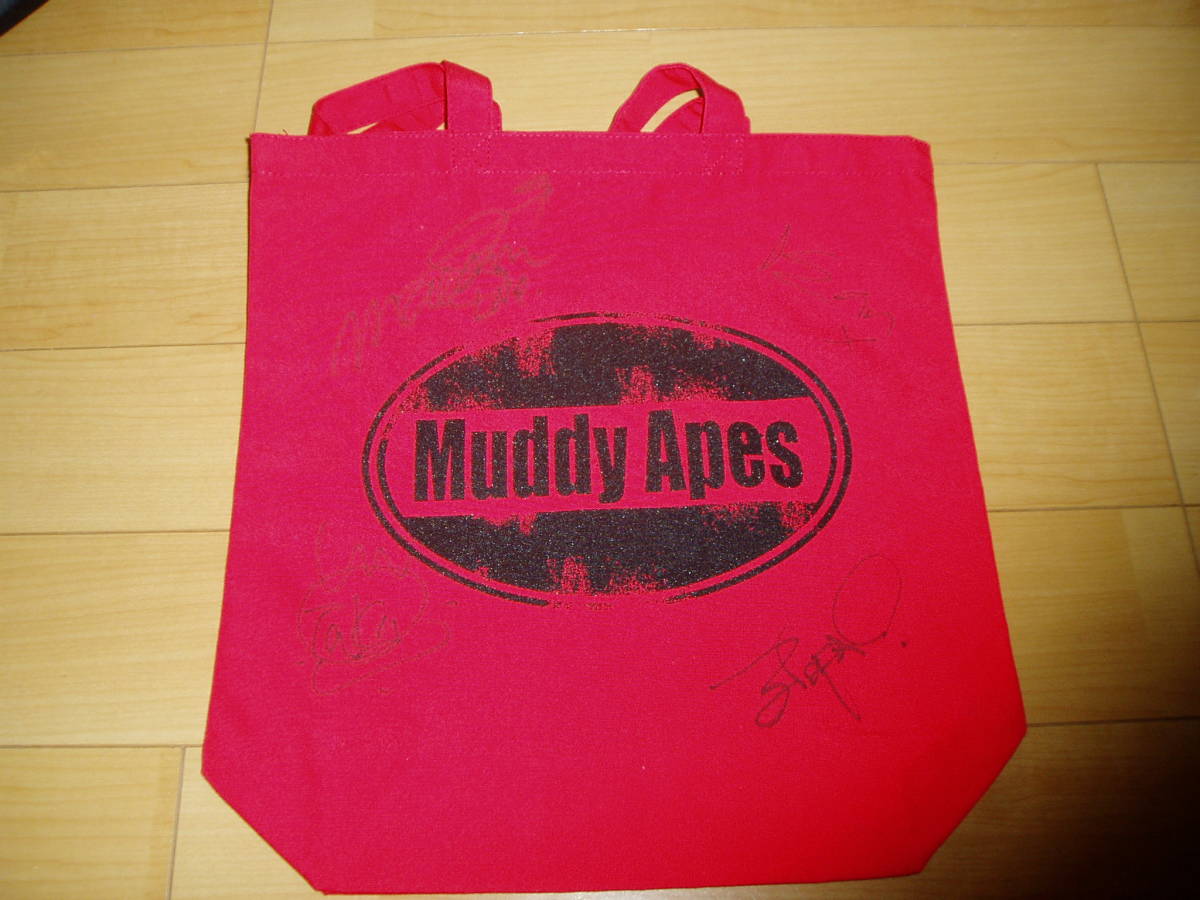 Muddy Apes INORAN トートバッグ未使用 メンバー直筆サイン入り_画像1