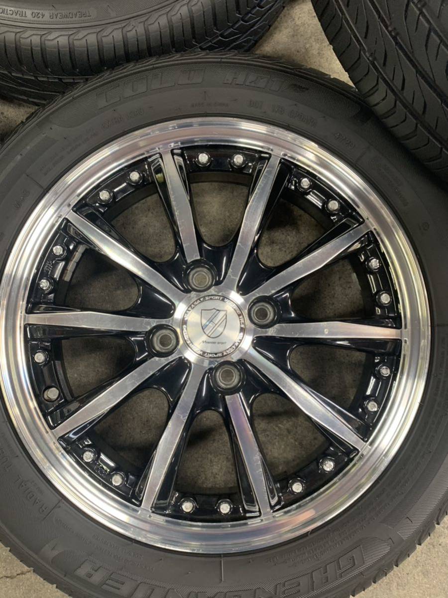 15インチ マナレイ VERTEC VR-5 ☆ 165 60R15 GRENLANDER COLO H01 M S